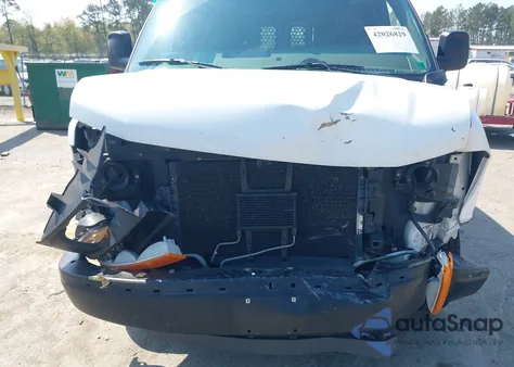 2010 GMC Savana 2500 Work Van z USA, uszkodzony, nr VIN 1GTZGFBA5A1101073